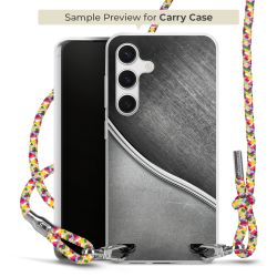 New Carry Case Transparent Stoff colourful/silber