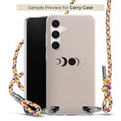 New Carry Case Transparent Stoff colourful/silber