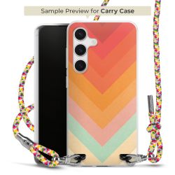 Carry Case Transparent Fabric colourful