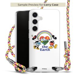 New Carry Case Transparent Stoff colourful/silber