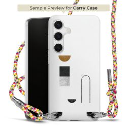 Carry Case Transparent Fabric colourful