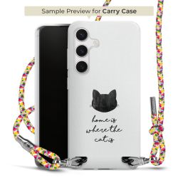 New Carry Case Transparent Stoff colourful/silber