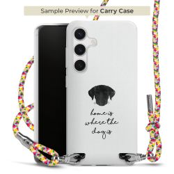 New Carry Case Transparent Stoff colourful/silber