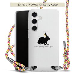 New Carry Case Transparent Stoff colourful/silber