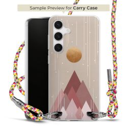 New Carry Case Transparent Stoff colourful/silber