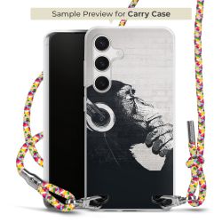 New Carry Case Transparent Stoff colourful/silber