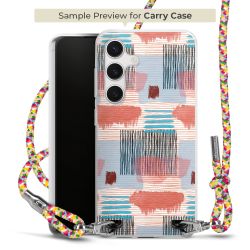 Carry Case Transparent Fabric colourful