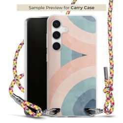 Carry Case Transparent Fabric colourful