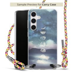 New Carry Case Transparent Stoff colourful/silber