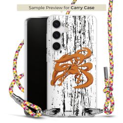 New Carry Case Transparent Stoff colourful/silber