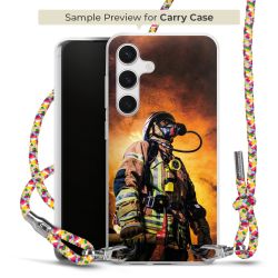 Carry Case Transparent Fabric colourful