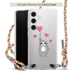 Carry Case Transparent Fabric colourful