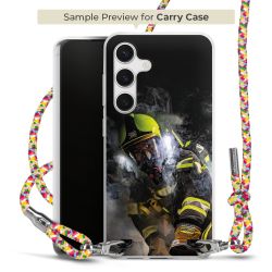 Carry Case Transparent Fabric colourful