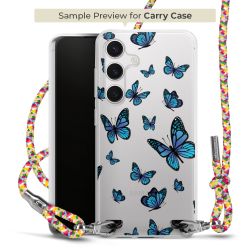 New Carry Case Transparent Stoff colourful/silber