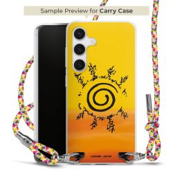 New Carry Case Transparent Stoff colourful/silber