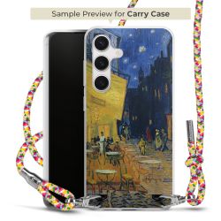 New Carry Case Transparent Stoff colourful/silber