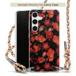 New Carry Case Transparent Stoff colourful/silber