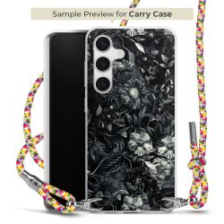 Carry Case Transparent Fabric colourful