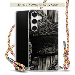 New Carry Case Transparent Stoff colourful/silber