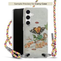 New Carry Case Transparent Stoff colourful/silber