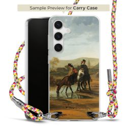 New Carry Case Transparent Stoff colourful/silber