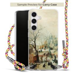 New Carry Case Transparent Stoff colourful/silber