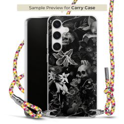 Carry Case Transparent Fabric colourful