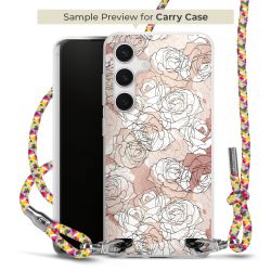 Carry Case Transparent Fabric colourful