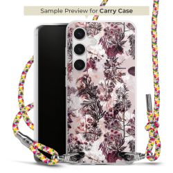 Carry Case Transparent Fabric colourful