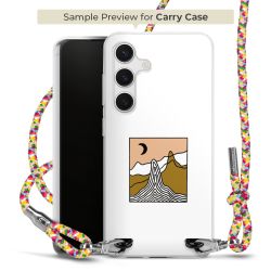 New Carry Case Transparent Stoff colourful/silber