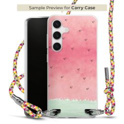 Carry Case Transparent Fabric colourful