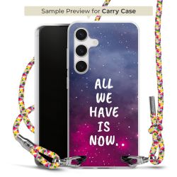 New Carry Case Transparent Stoff colourful/silber