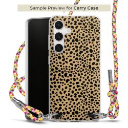 Carry Case Transparent Fabric colourful