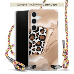 Carry Case Transparent Fabric colourful