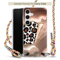 Carry Case Transparent Fabric colourful