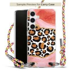 Carry Case Transparent Fabric colourful