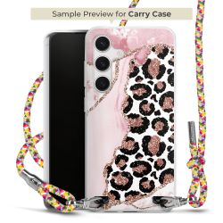 New Carry Case Transparent Stoff colourful/silber