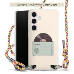 New Carry Case Transparent Stoff colourful/silber