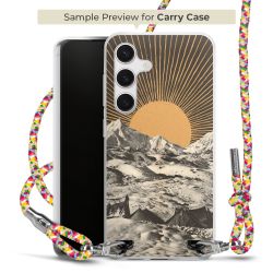 New Carry Case Transparent Stoff colourful/silber