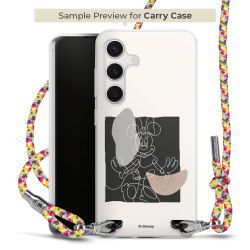 New Carry Case Transparent Stoff colourful/silber