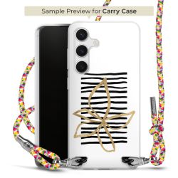 New Carry Case Transparent Stoff colourful/silber