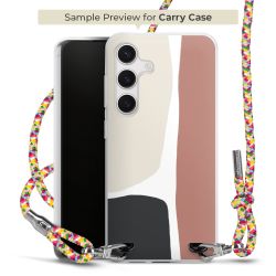 Carry Case Transparent Fabric colourful