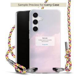 New Carry Case Transparent Stoff colourful/silber