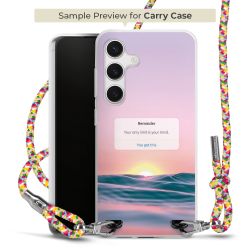 New Carry Case Transparent Stoff colourful/silber