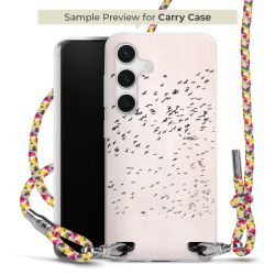 New Carry Case Transparent Stoff colourful/silber