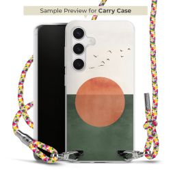 Carry Case Transparent Fabric colourful