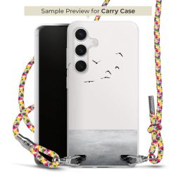 Carry Case Transparent Fabric colourful