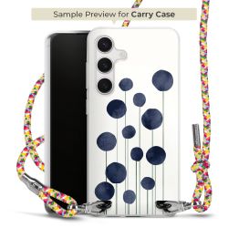 New Carry Case Transparent Stoff colourful/silber