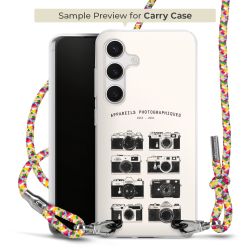 Carry Case Transparent Fabric colourful