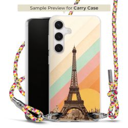 Carry Case Transparent Fabric colourful